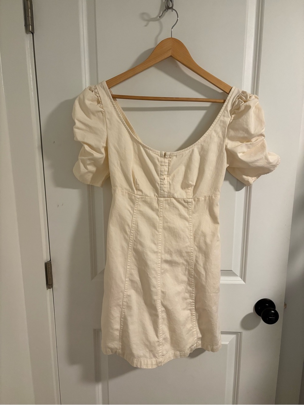 FREE PEOPLE Cotton Cheyenne Denim Mini Dress Size XS - Picture 3 of 12